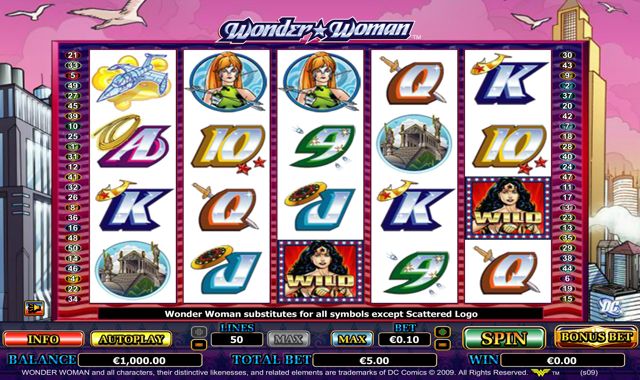 Free online wonder woman gold slot machine