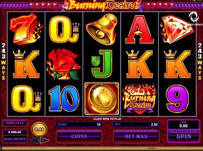Play Burning Desire Slot Online