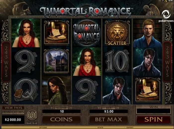 Immortal Romance Slot Online