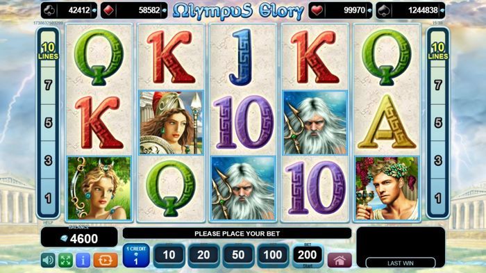 olympus glory video slot