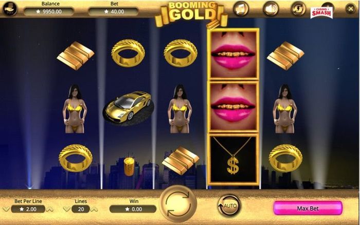 Booming Gold is a very sexy video game