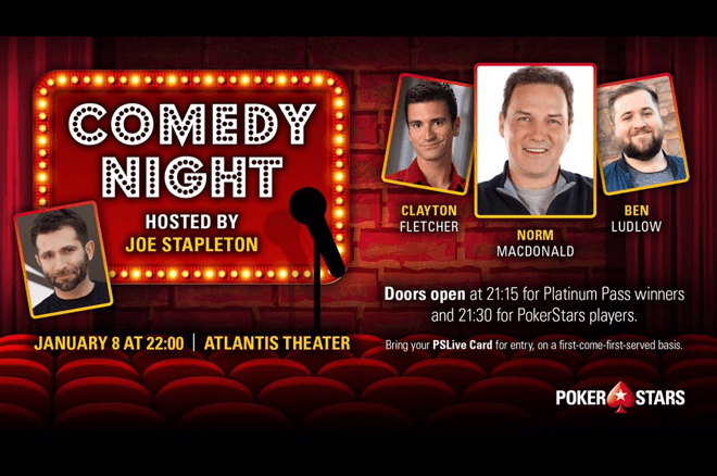 Joe Stapleton hosted a comedy night at this year's PCA with Norm Macdonald headlining