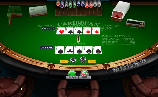 caribbean stud is it texas holdem