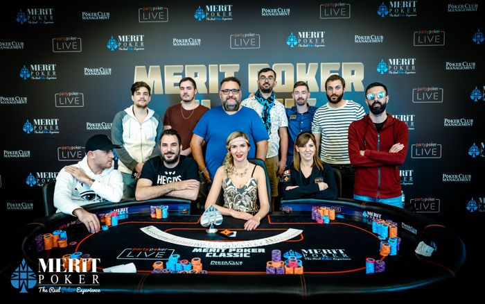 The Merit Poker Classic Main Event Final Table