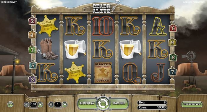 dead or alive slot machine review