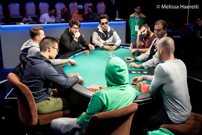 The final table of the $3,000 Six-Max.