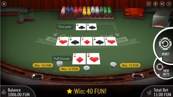 Scratch N Win Texas Holdem Poker