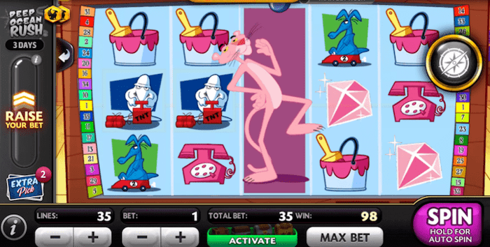 Pink Panther Online Casino Game