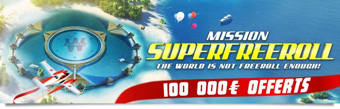 Le Super Freeroll Winamax revient avec 100.000€ de dotation 101