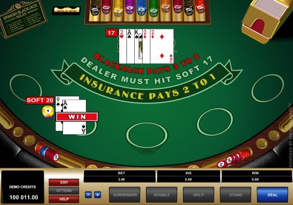 Blackjack spanish 21 strategy tips