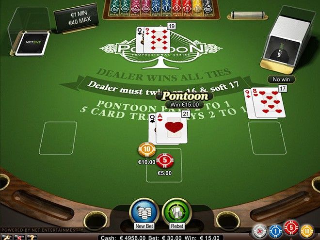 different casino card games