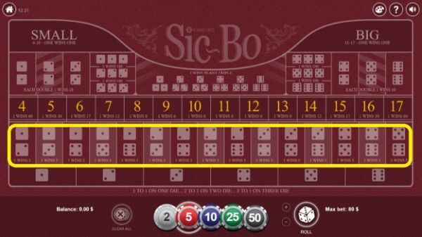 play free sic bo game casino