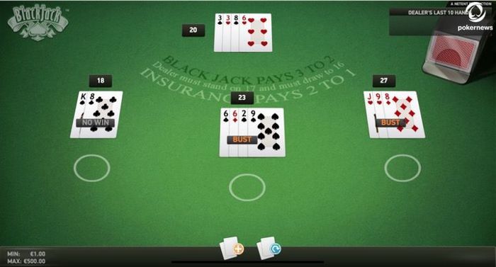 Double Deck Blackjack App