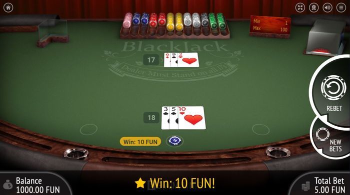 online blackjack games for free