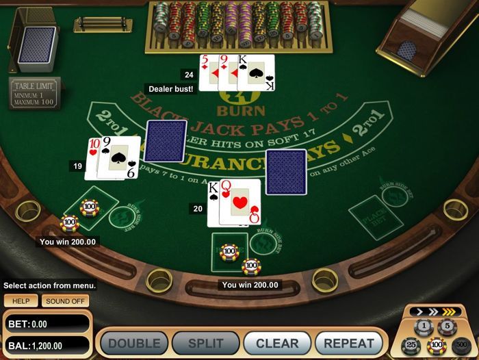 Blackjack free games no download