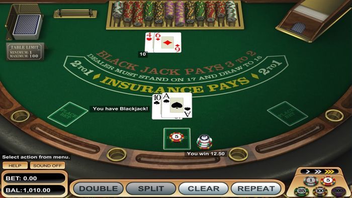 play blackjack for free online