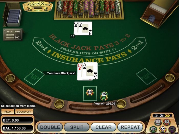 Play Blackjack Free For Fun