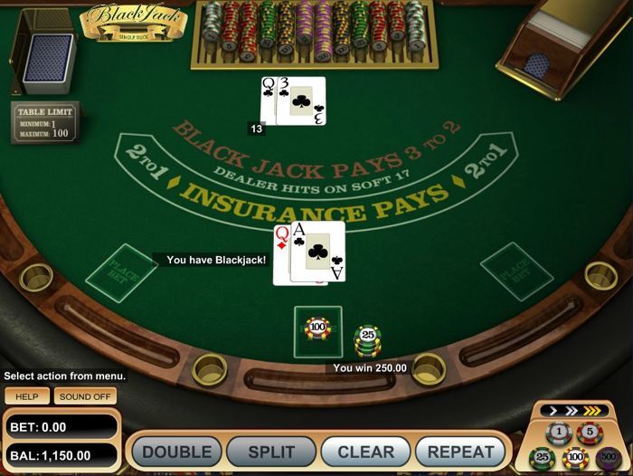 Free online blackjack games for fun