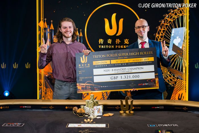 Charlie Carrel won the Triton Poker Super High Roller Series London £50,000 Eight-Handed