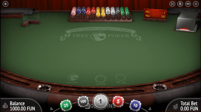 Play Trey Poker Online