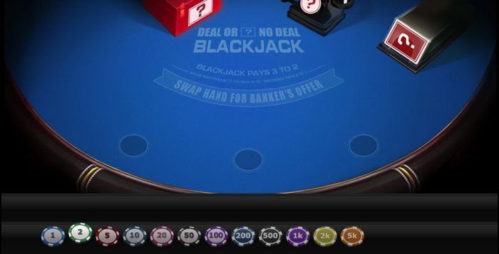 Deal or No deal Blackjack