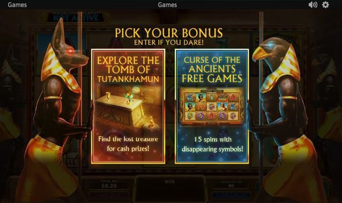 Pharaoh's Treasure Deluxe Slot online Bonus games