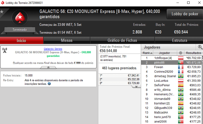 Lobby de poker da PokerStars