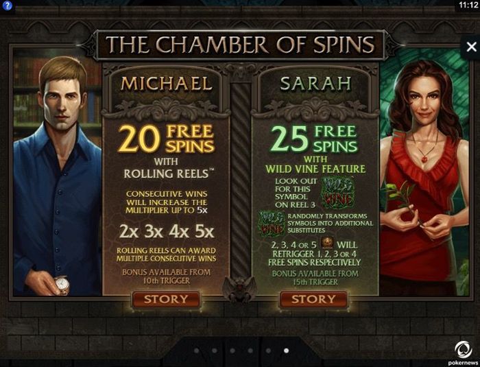 Immortal Romance Free Spins