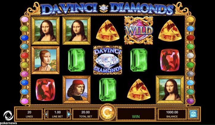 Da Vinci Diamonds Slot Machine