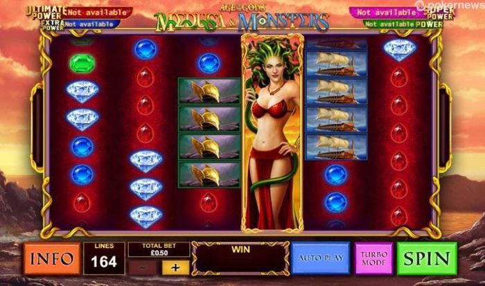 Medusa and Monsters Age of the Gods Slot machine