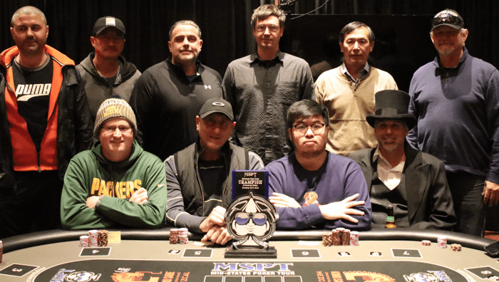 2019 MSPT Wisconsin State Poker Championship final table