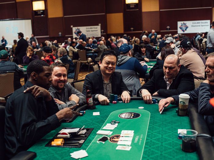 William Hung in action in Ante 4 Autism Charity Poker Event
