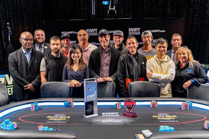 WPTDeepStacks Hollywood final table.