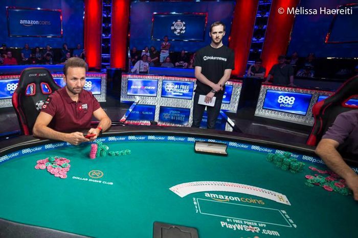 PokerNews Chief Editor Will Shillibier reporting from a World Series of Poker final table