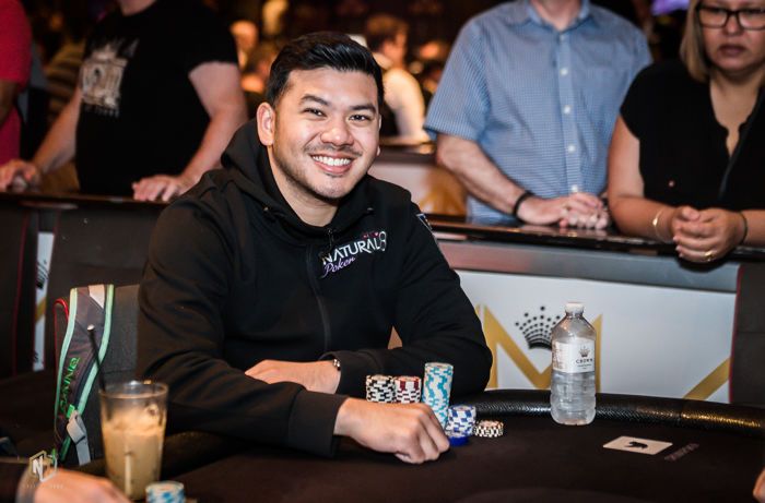 Michael Soyza bubbles the 2020 Aussie Millions A$50,000 Challenge