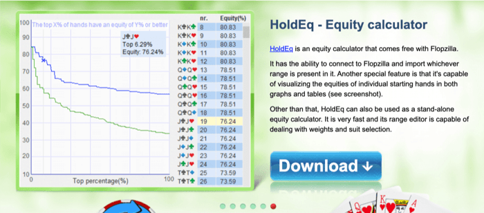 best free poker equity calculator