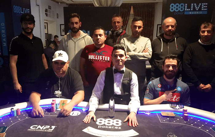Mesa final 888poker LIVE Madrid Opening Event