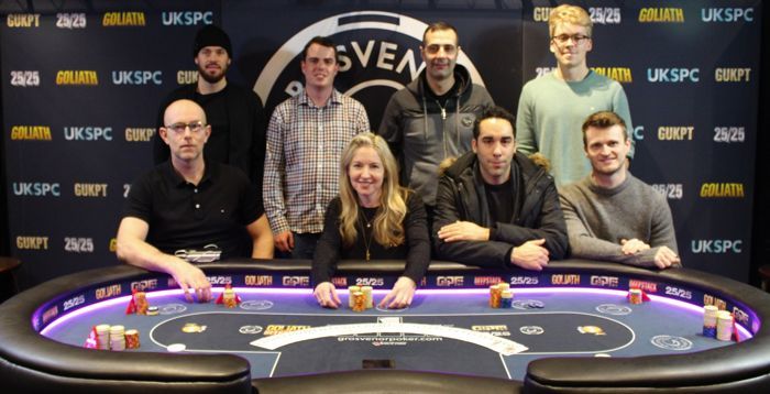 Vicky Coren-Mitchell at the final table of GUKPT London