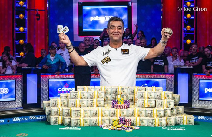 Hossein Ensan won the 2019 World Series of Poker Main Event for $10,000,000