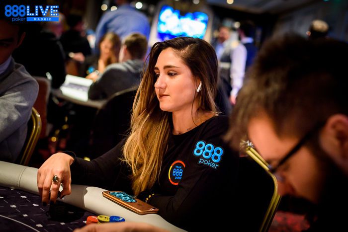 Ana Marquez in action at the 2020 888poker LIVE Madrid Festival