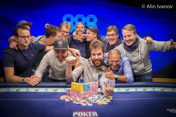 Dominik Nitsche, WSOPE Event High Roller for One Drop winner at King's Resort