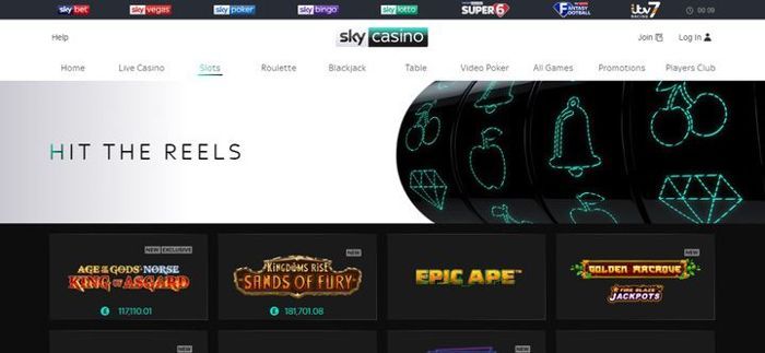 Sky Casino Spiele auf Android