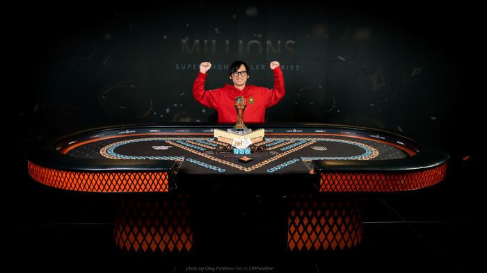 Wai Kin Yong vencedor do $50.000 short deck do partypoker MILLIONS SHRS Sochi