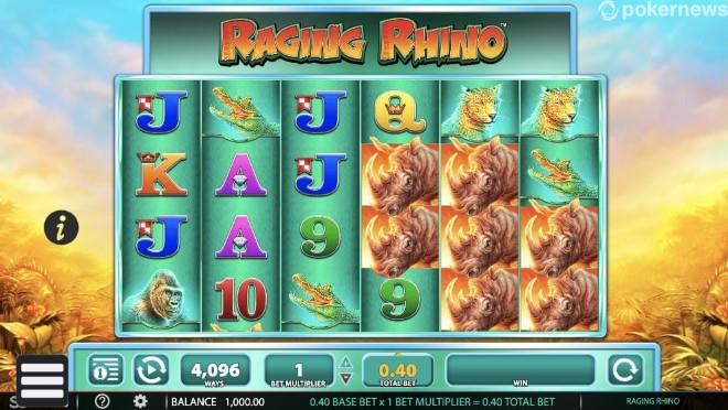 Top Online Slots for Real Money New Jersey Raging Rhino