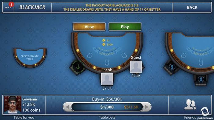 blackjack online with friends no money