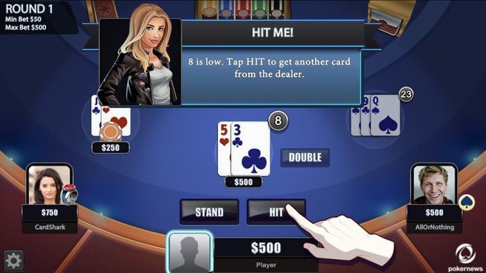 play blackjack with friends online free