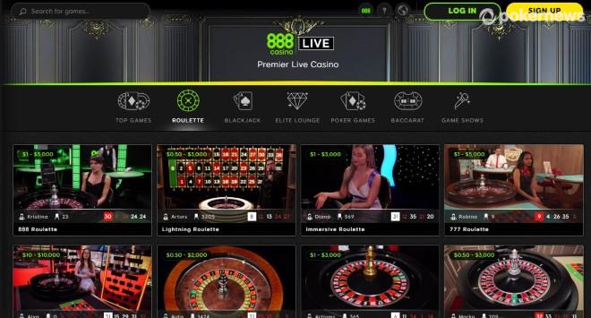 888 casino live roulette