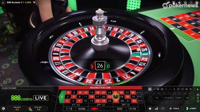 live roulette bonus