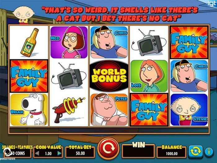 free wheel of fortune Family Guy