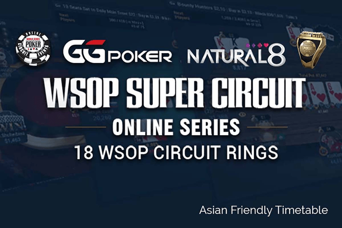 GGPoker Natural8 WSOP Super Circuit Online Series